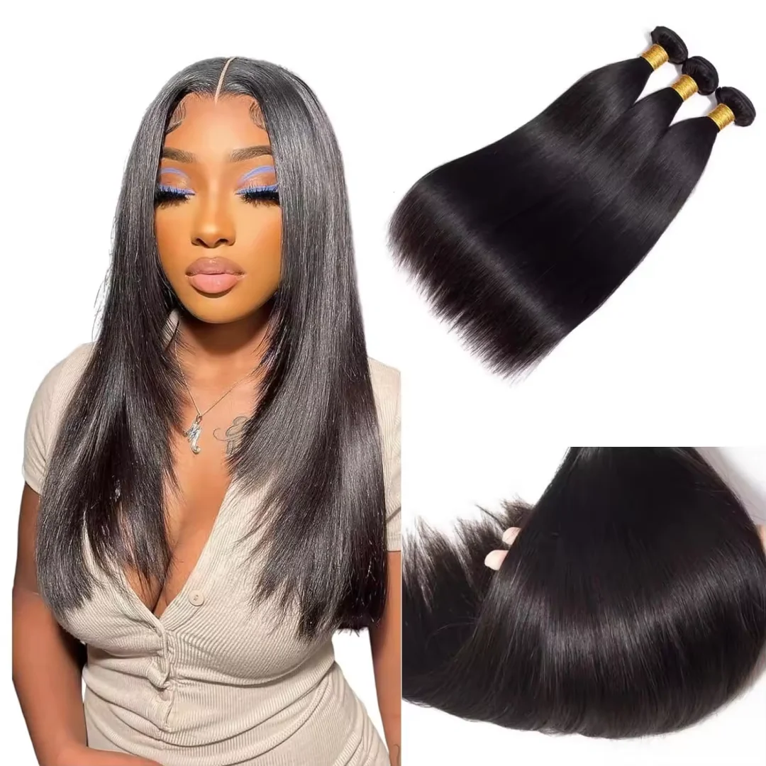12A Body Wave Bundels steil Menselijk Haar Remy Braziliaans Weven 1/3/4 Stuks Weave Haar 30 Inch Natuurlijke Human Hair Extensions
