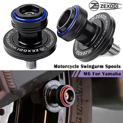 Motorcycle Accessories For YAMAHA MT10 MT09 Tracer 900 700 GT FZ09 XSR 155 900 FZ1 FZ8 R7 Swingarm Spools Slider Stand Screw M6