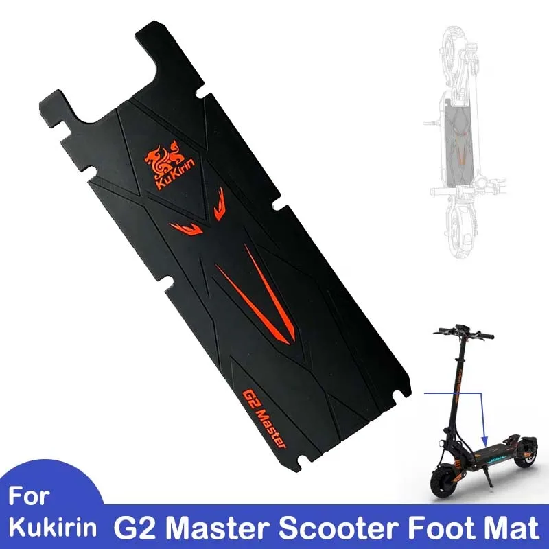

For KuKirin G2 Master Electric Scooter Foot Pad, Wear Resistant Silicone Pedal Mat, Anti-Scratch Replacement Accessories