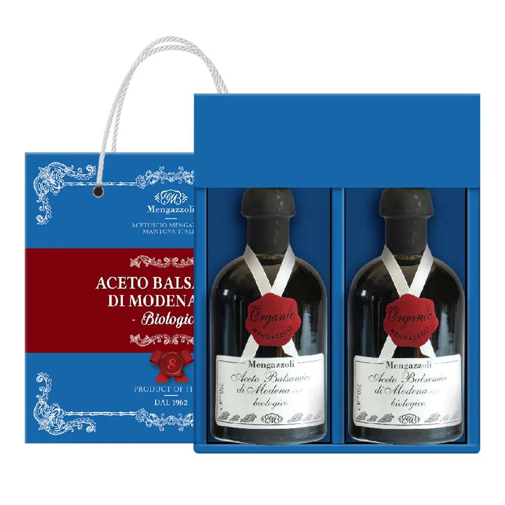 Mengazoli Balsamic Organic 8-year-old Gift Set/Balsamic vinegar/vinegar