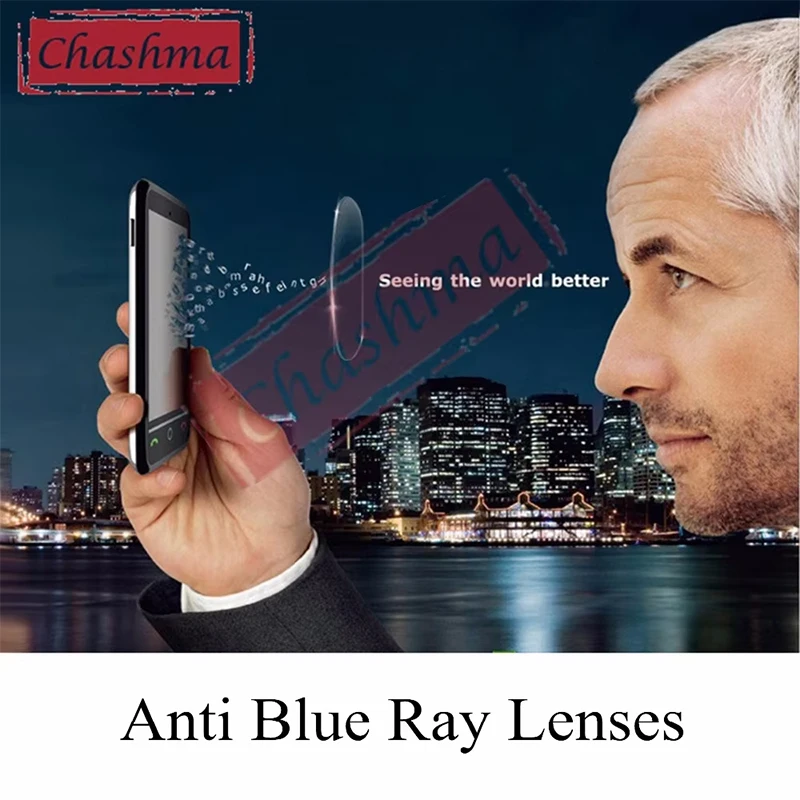 Progressive Eye Lens Free Form Anti Blue Ray lentes for Eyes Prescription 1.56 index 1.61 Thin 1.67 Degree Glass Multifocal