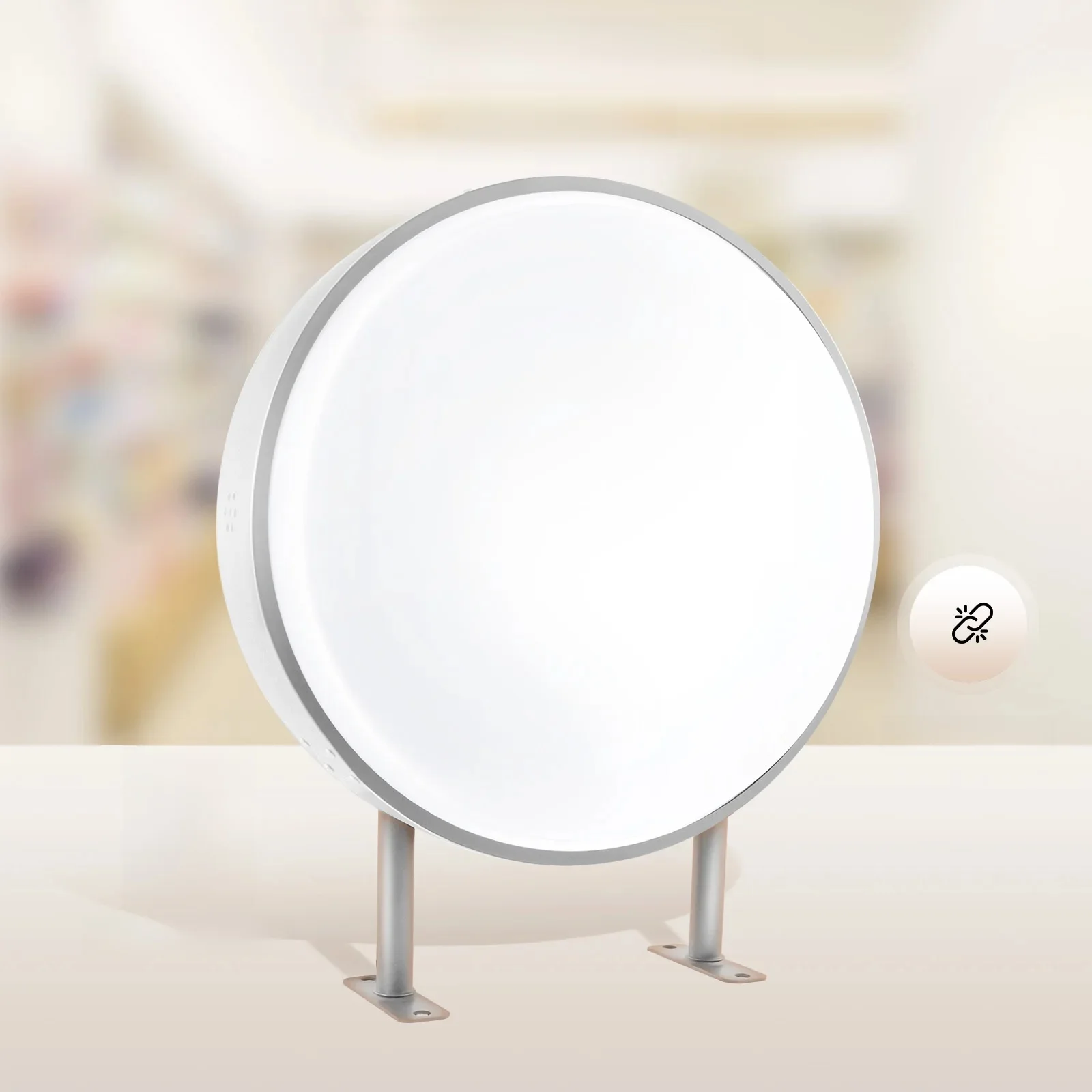 20/24 inch ronde lichtbak bewegwijzering, LED-lichtbak dubbelzijdig, waterdichte reclame projecteren teken reclame lichtbak - afbeelding 2
