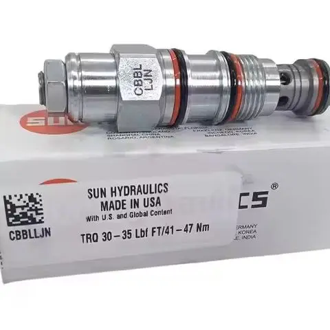 SUN Hydraulics Original Cartridge Valve RVCA-LCN QCDB-LAN DMDA-MAN NFBC-LCN DTDA-MCN Fully Adjustable Needle Valve