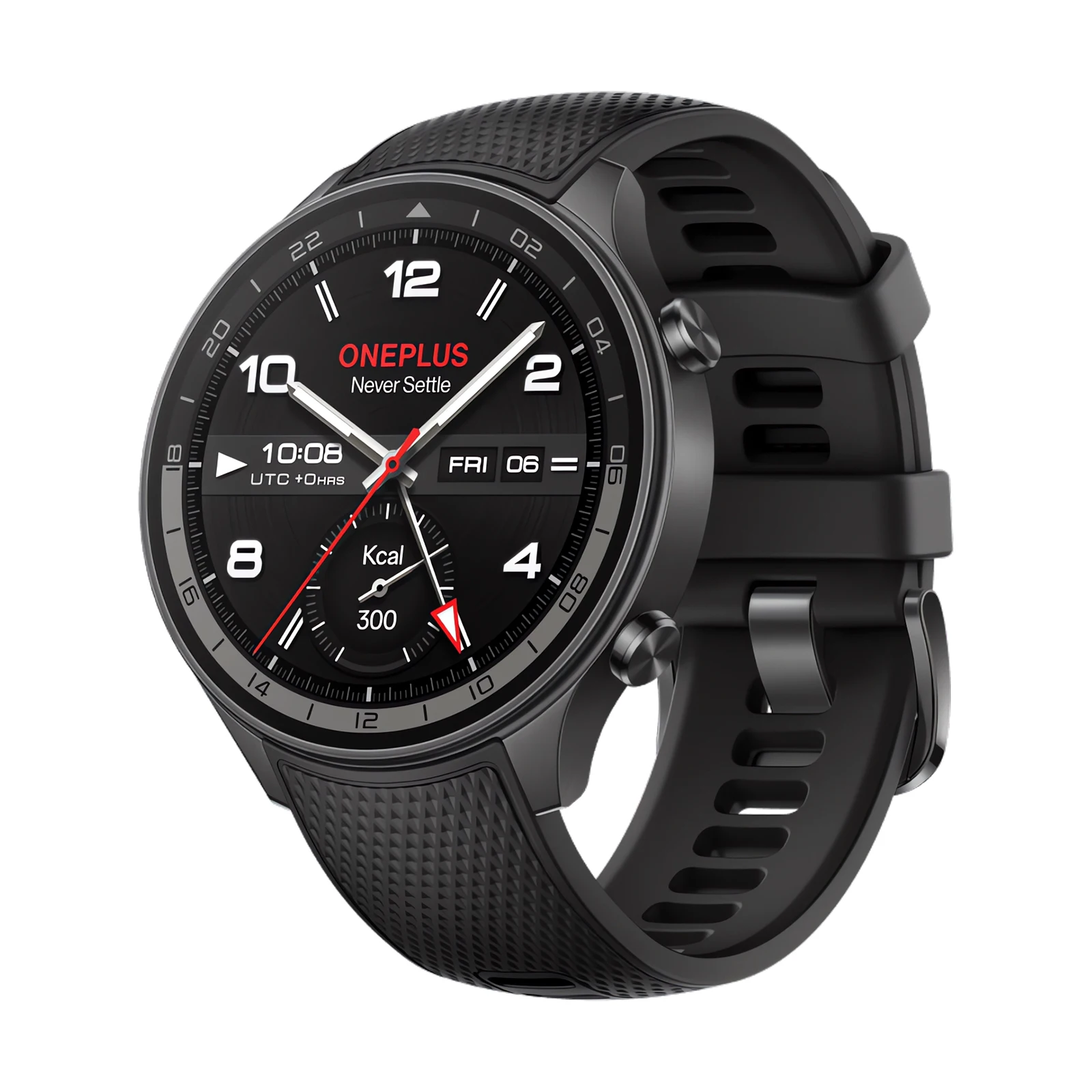 Oneplus Watch 2R - Smartwatch mit 1,43-Zoll-Amoled-Display, bis zu 100 Stunden Akkulaufzeit, Dual-Frequenz-GPS, Google Wallet-Zahlungen