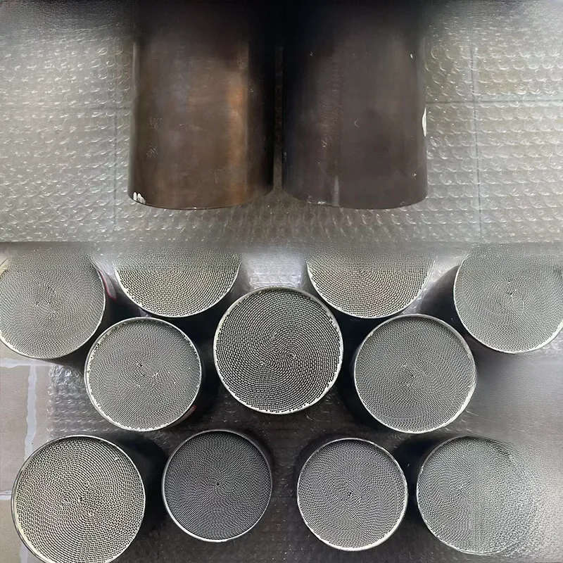 Euro 3 4 5 katalytisch Zellen Autoteile Waben Sport Metall Motor Katalysator Durchfluss wandler