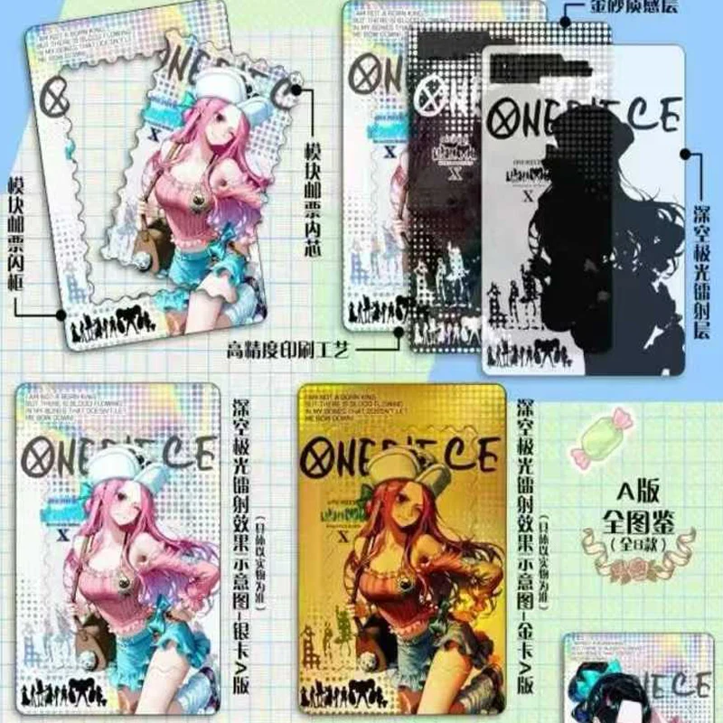 完全新作ビッグビアードワンピースA6コレクションモジュールスタンプ卸売ブースターボックスゲームアニメキャラクターカードおもちゃホビーギフト