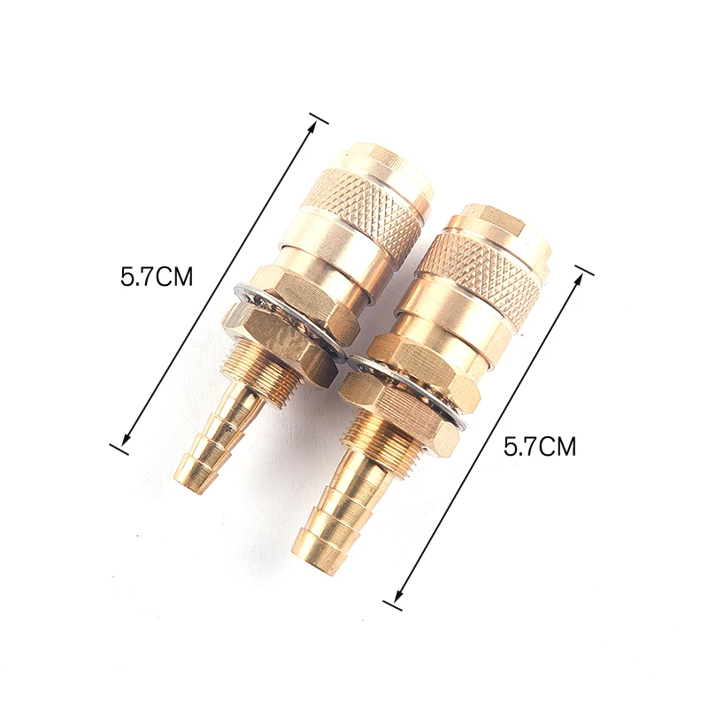 Water Cooled Gas Adapter Quick Connector Fitting For TIG Welding Torch or MIG Welding Torch connector Soldering Supplies