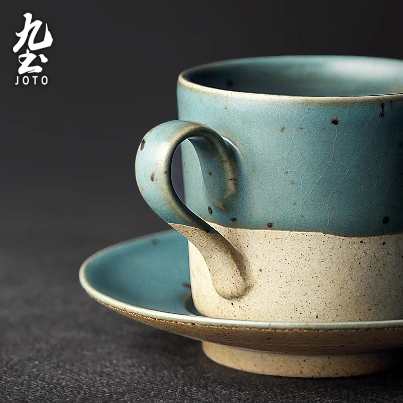 

JOTO Perfect for Any Occasion High-Quality Ceramic Handmade Creative Patchwork Espresso Cup CFR0091
