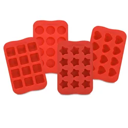 Silicone Ice Cube Trays, Reusable Chocolate Molds Candy Molds, Silicone Baking Mold for Cake Decoration Soap Crayons