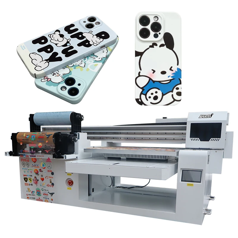 Full automatic Combined UV flatbed and UV dtf Printer convenient, easy to operate UV printing machine