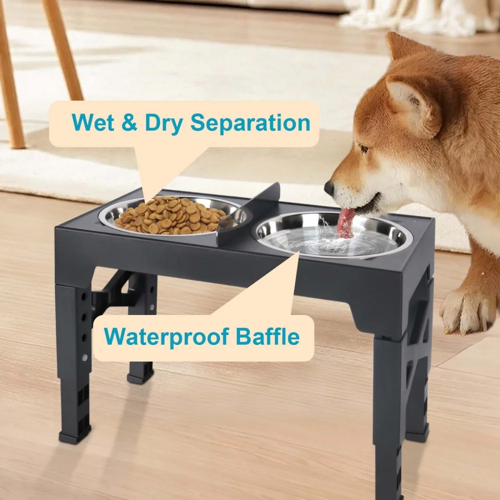 Gamelles en acier inoxydable pour chien