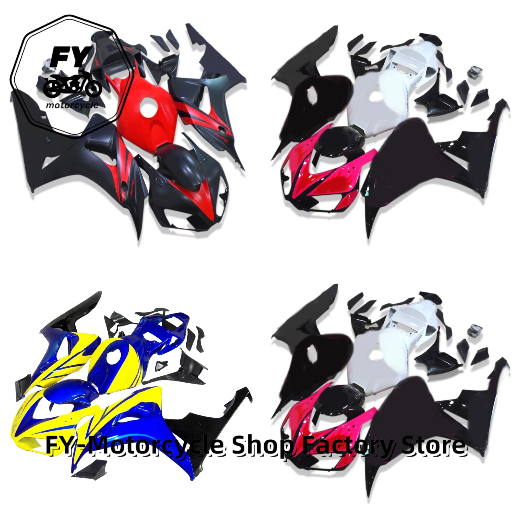 Pre-Drilled Full Fairings Set Fit For CBR 1000 RR 2006 2007 Injection Mold Complete Motorcycle Bodywork Fairing Kit