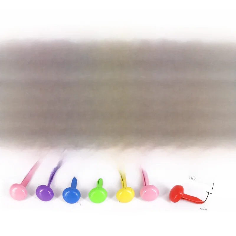 100 stks/zak Mix Patroon Ronde Metalen Brads DIY Scrapbooking Ambachten Accessoires Voor Home Decor Versiering Sluiting Levert - afbeelding 2