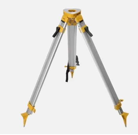 RTA20 Aluminum Longitude and Latitude Total Station Tripods,Flat Head Double Locking with Self-locking,rack Head Diameter 160mm
