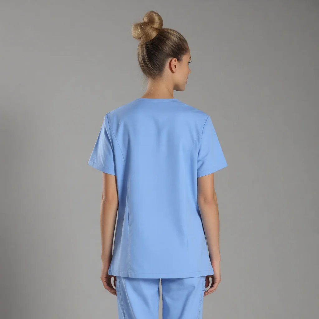 Animal Hospital Nurse Women Surgical Scrubs Set Anti-Wrinkle T-shirt Pants Medical Uniform Water-resistant Healthcare Workwear