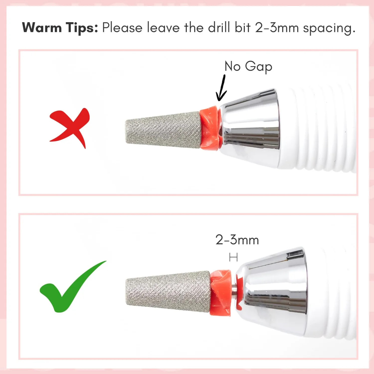 10 Uds Makartt pieza de mano para taladro de uñas para Malory, reemplazo de máquina de archivo eléctrica recargable de 30000RPM para herramienta artística de manicura