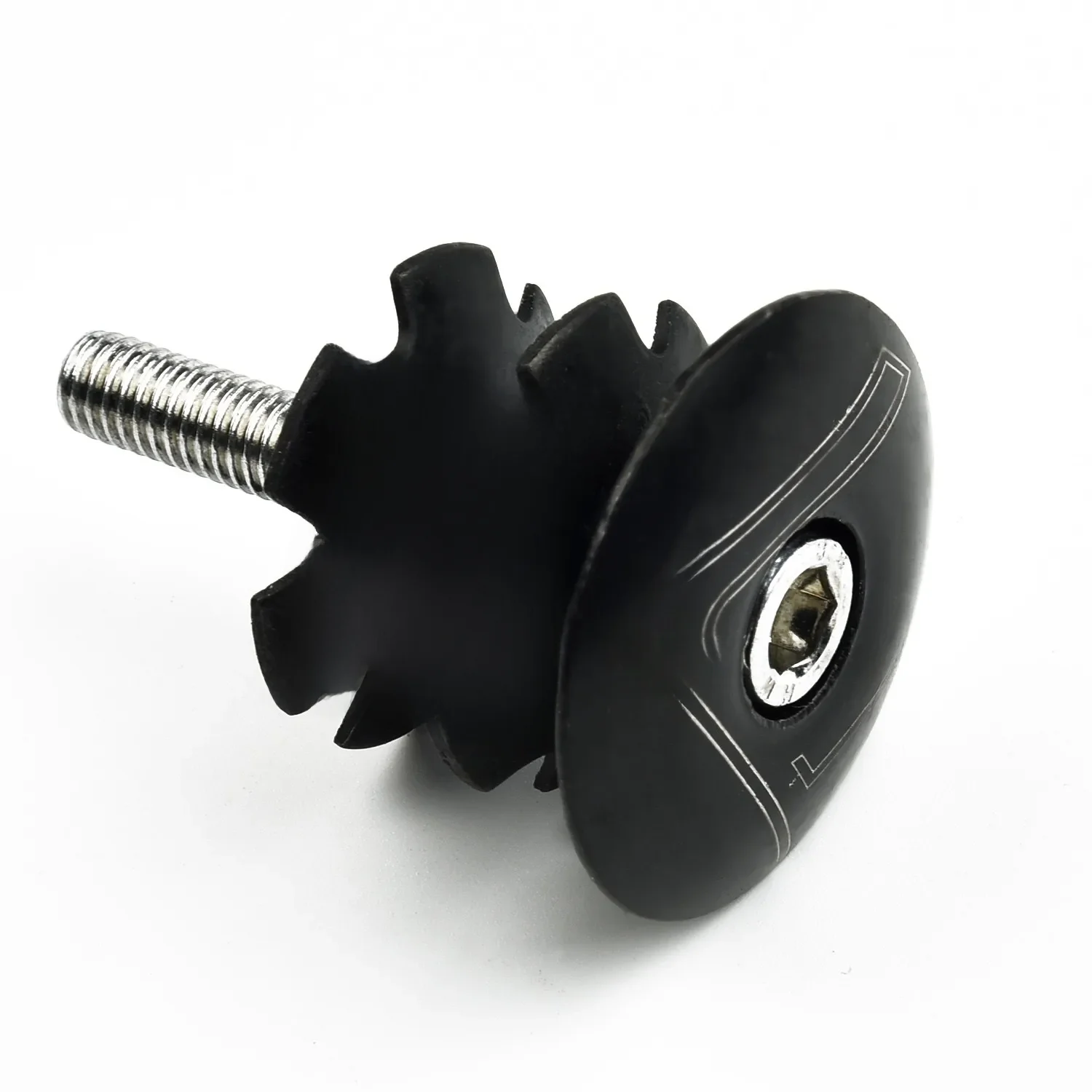 AliExpress Bike Headset Steer Star Nut Bolt Top Cap Set For 1-1/8 In 28.6mm Bicycle Front Fork Steerer Straight Tube Screw Cycling Part