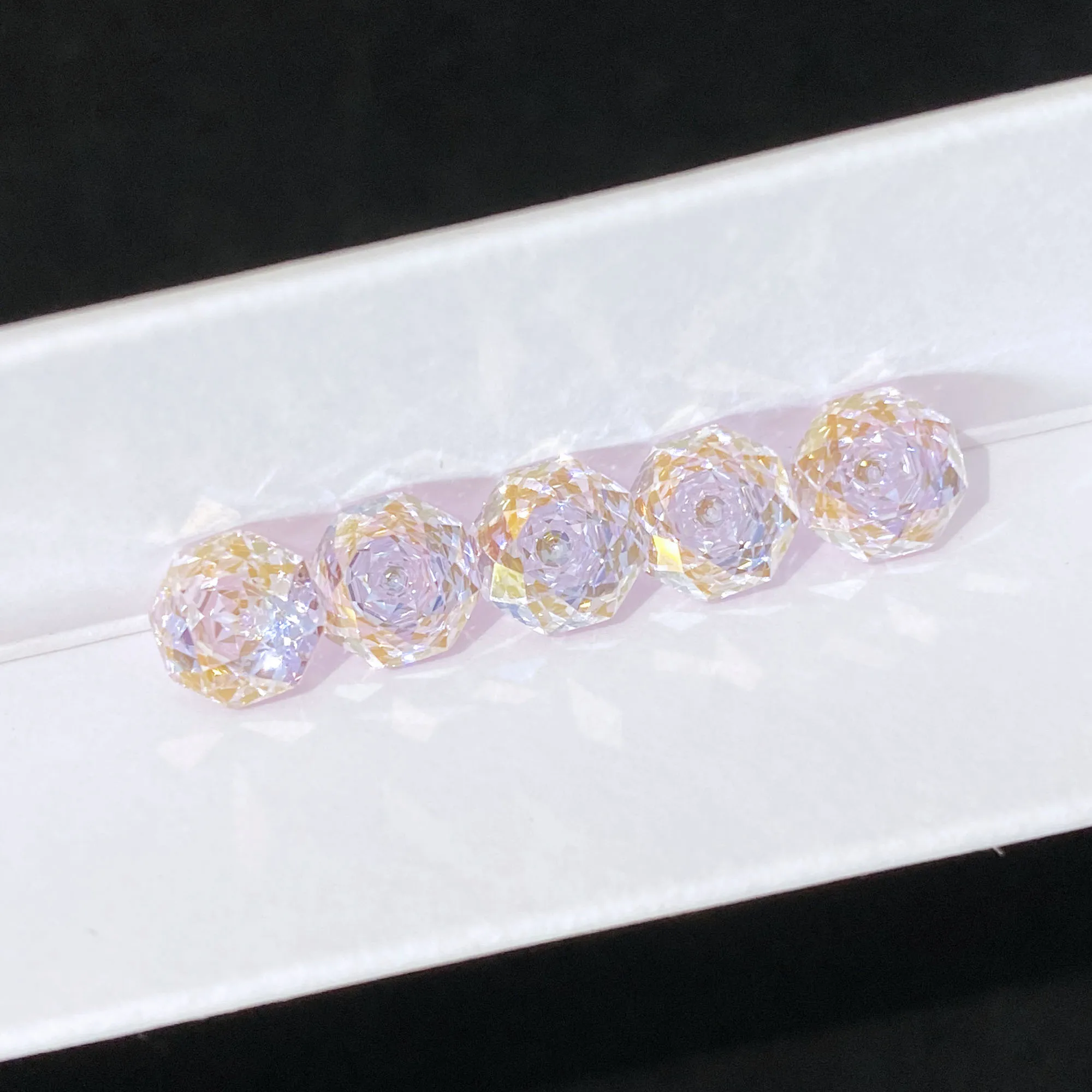 

Zircon Special Octagon Rose Cut Pink Lady Wholesale and Retail for Diy Ring Necklace Earring Main Materials