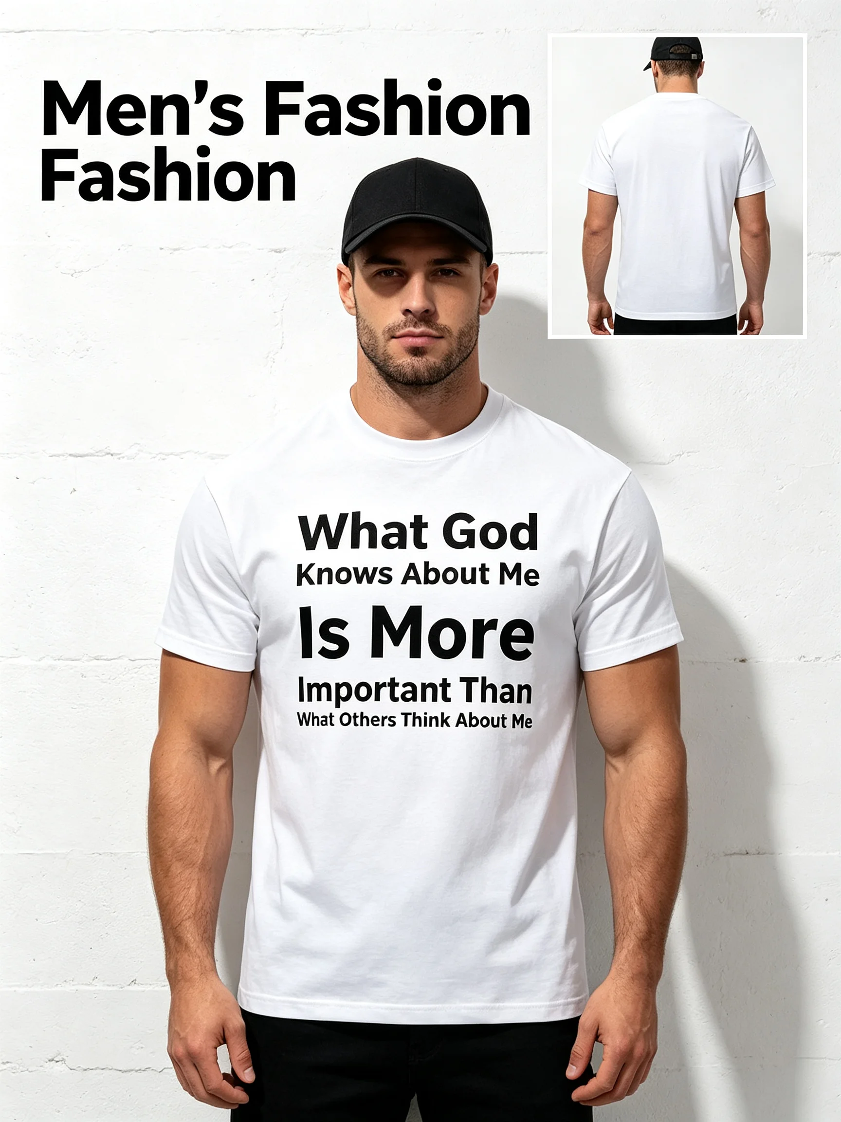 Men's Loose Fit T-Shirt with 