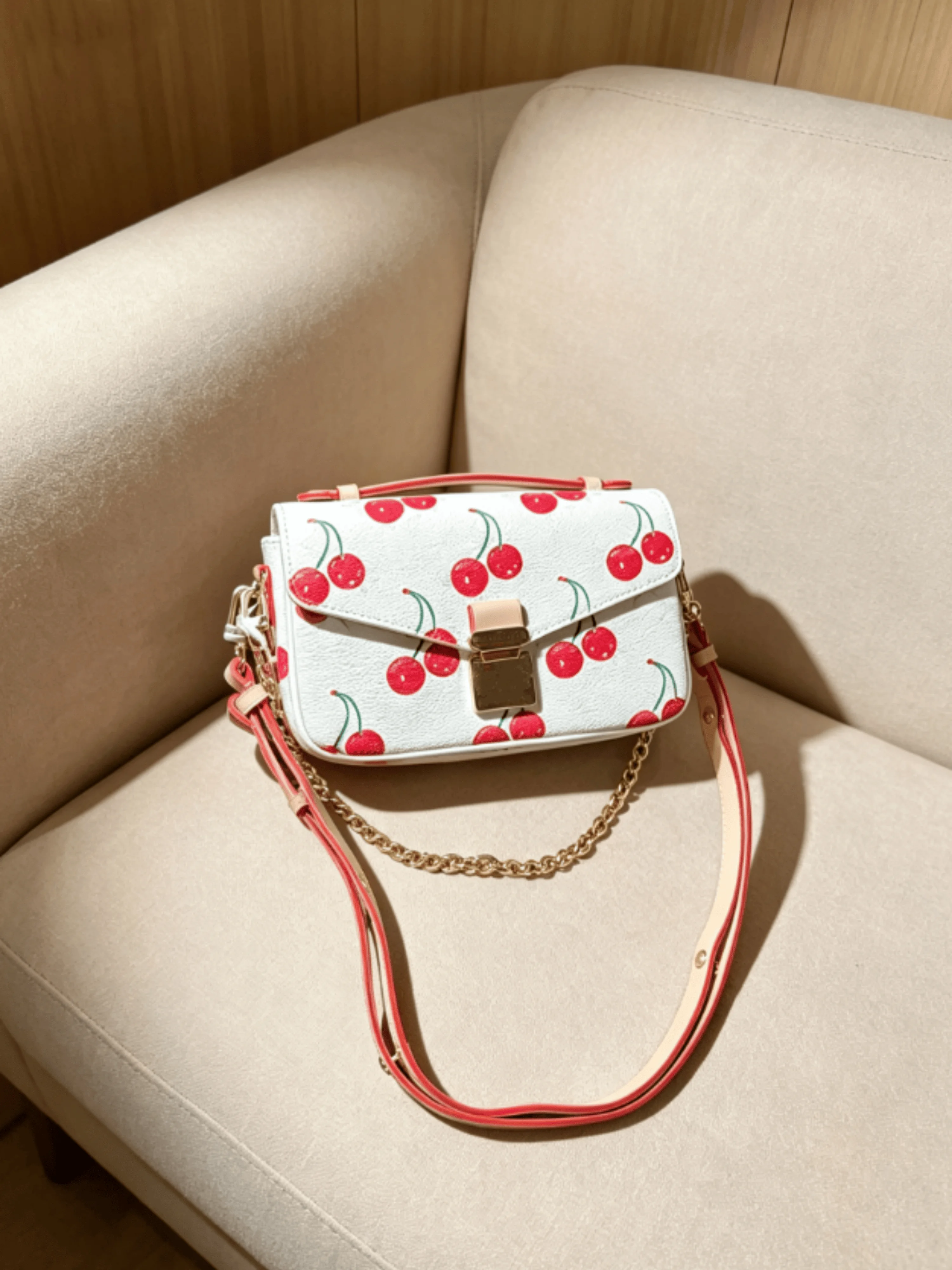 2026 Women New Messenger Bag Fashion Classic Simple Cherry Versatile Women Bag 21146CM