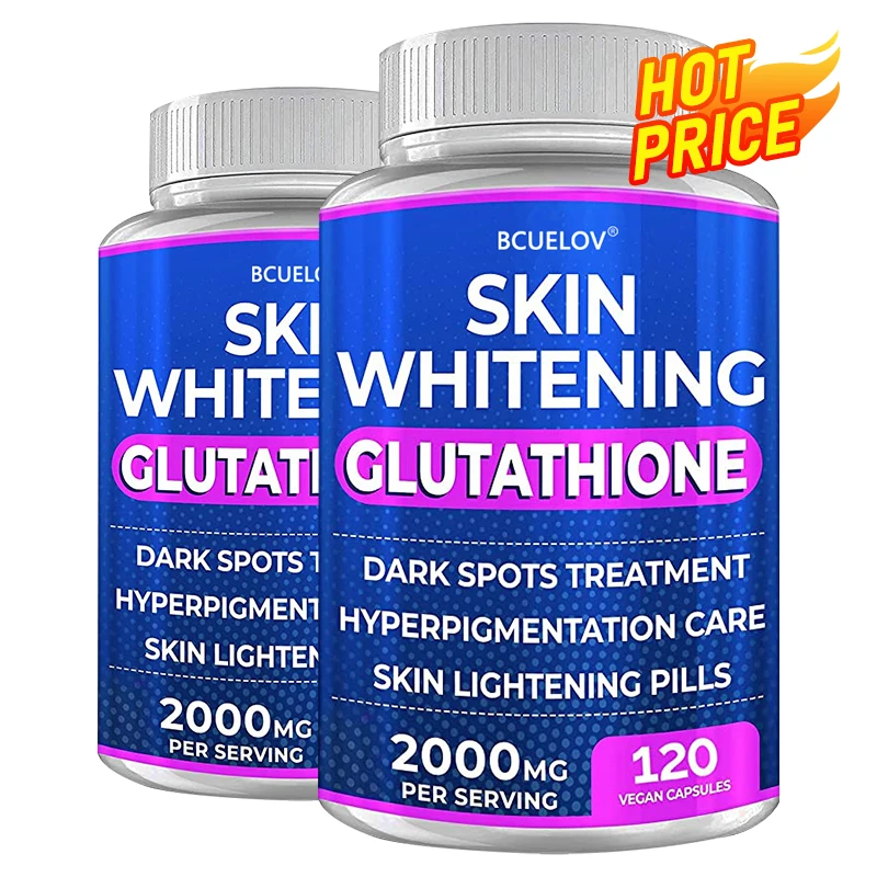 

L-Glutathione Supplement Natural Formula Liver Health Powerful Antioxidant, Skin Improvement,120 Capsules