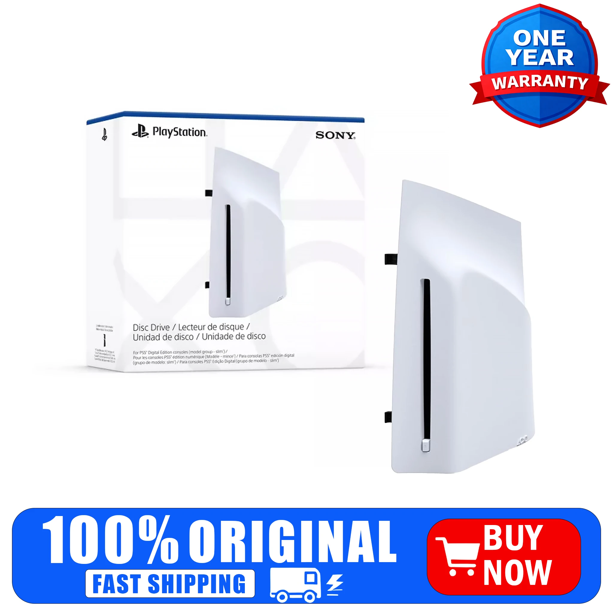 

Дисковод для консолей Sony PlayStation 5 Digital Edition (Slim)