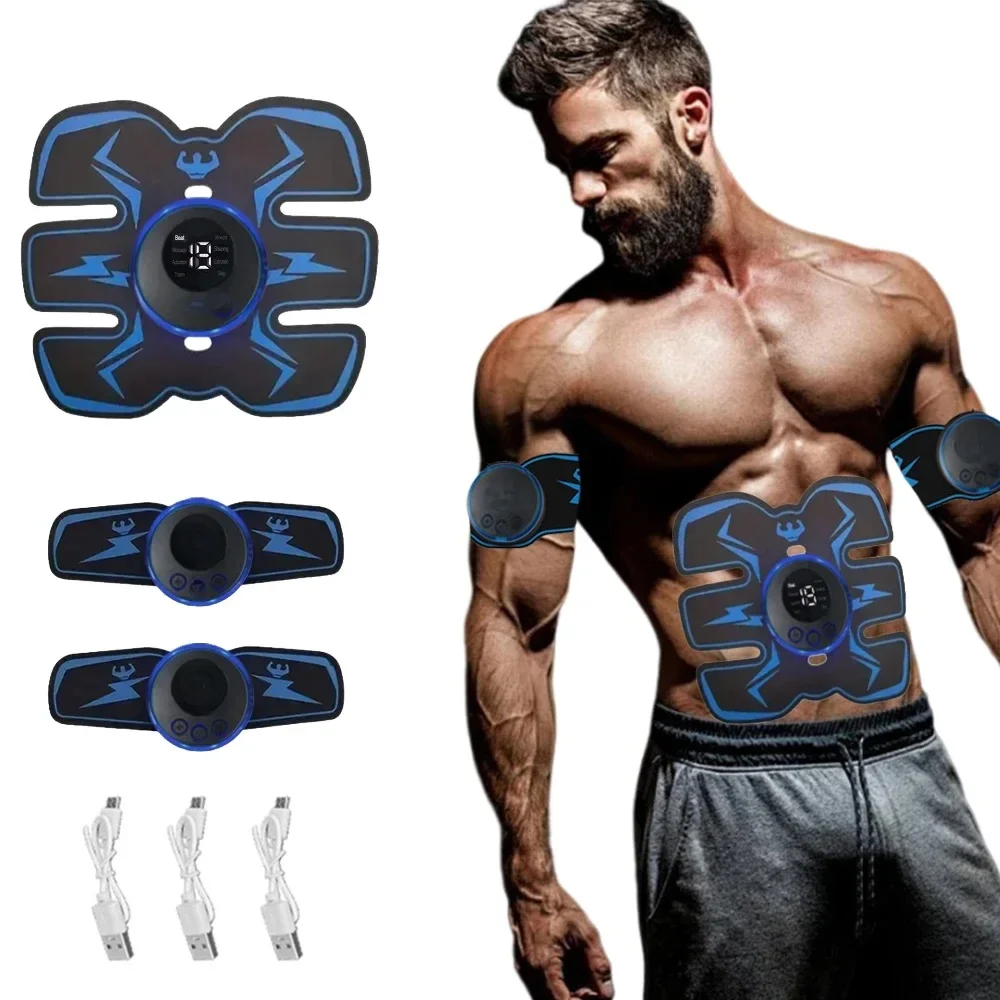 EMS-Appareil d'amincissement musculaire sans fil, appareil de fitness intelligent, aste par USB, pour entraînement abdominal