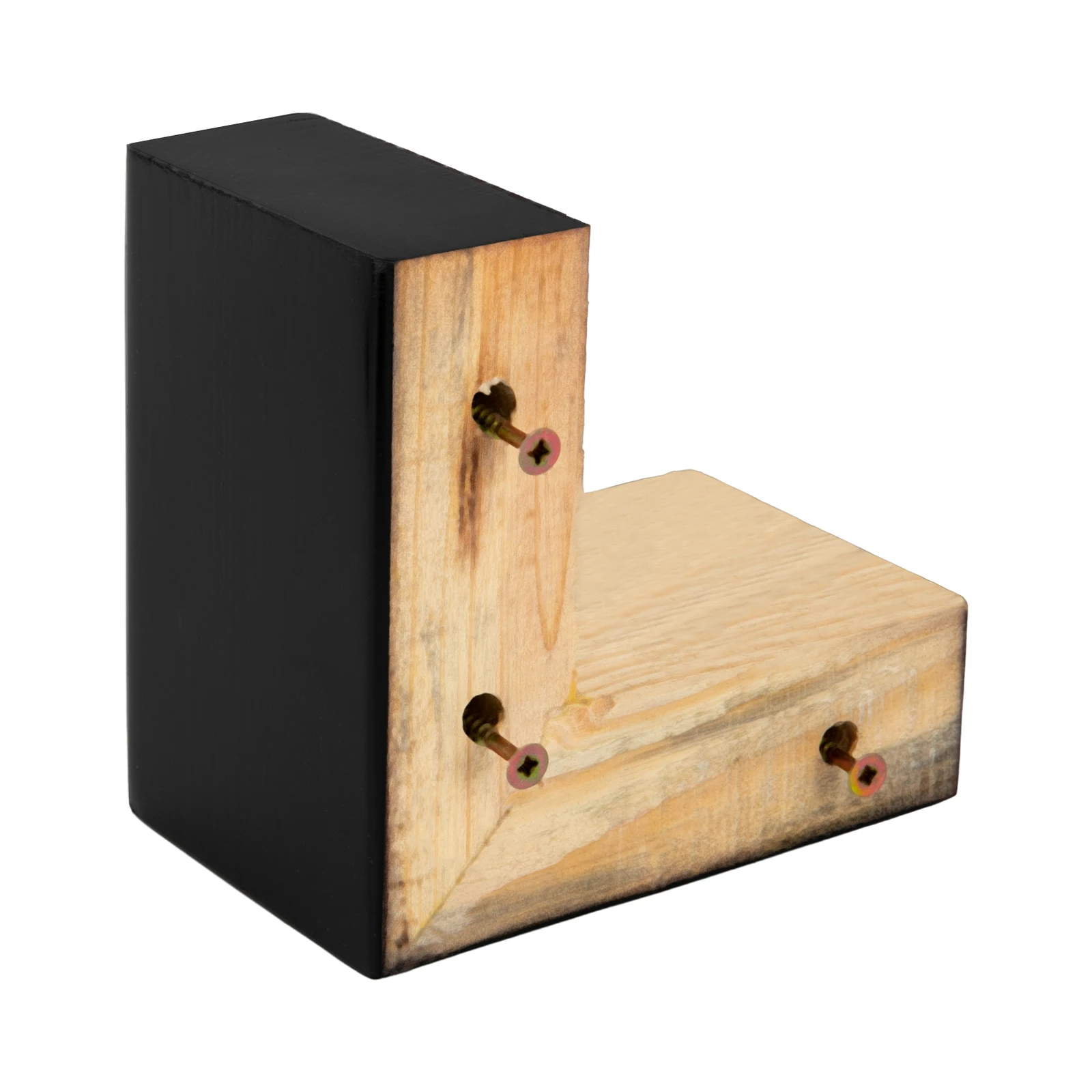 Wood Furniture Legs, Wooden L shape Table Feet, Wooden Bed Riser 