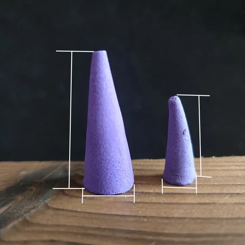 FY-Cônes d'encens parfumés, 25 minutes de temps de combustion, parfum de maison, µ, jasmin, parfum de sandale, méditation, relaxation, 20 pièces