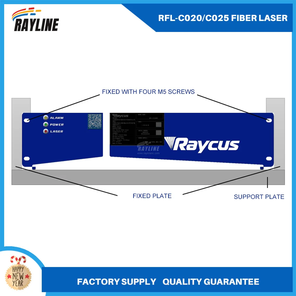 Raycus New Version 2000W Fiber Laser Source RFL-C025 Single Module CW Laser Cutting Source for Handheld Welding Cutting Machine