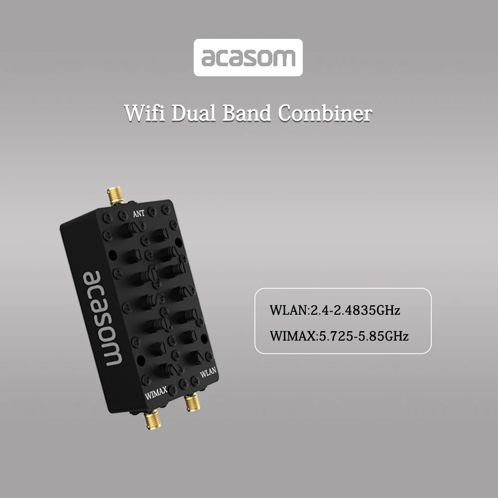 2.4 5.8GHz WIFI 2 Band Cavity Diplexer SMA  Dual Band Combiner/Multiplexer/Cavity Diplexer 2 way cavity duplexer