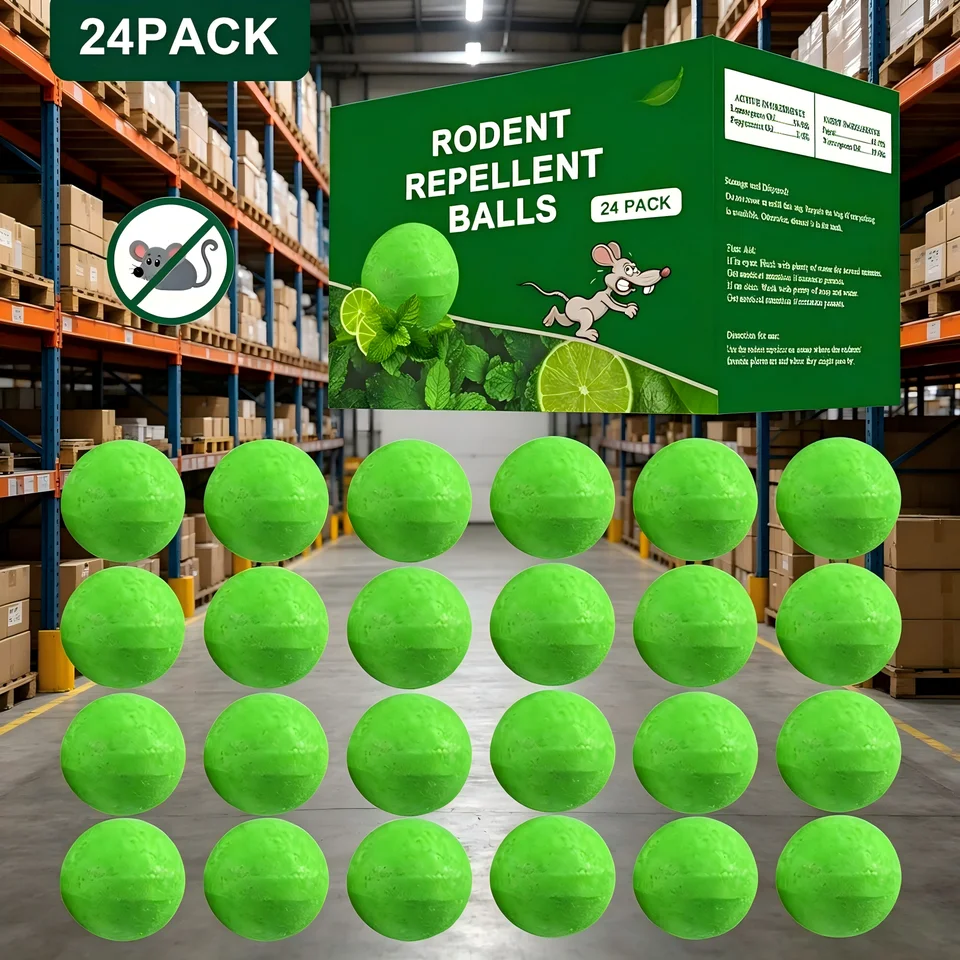 Natural Rodent Repellent Balls 24 Pack