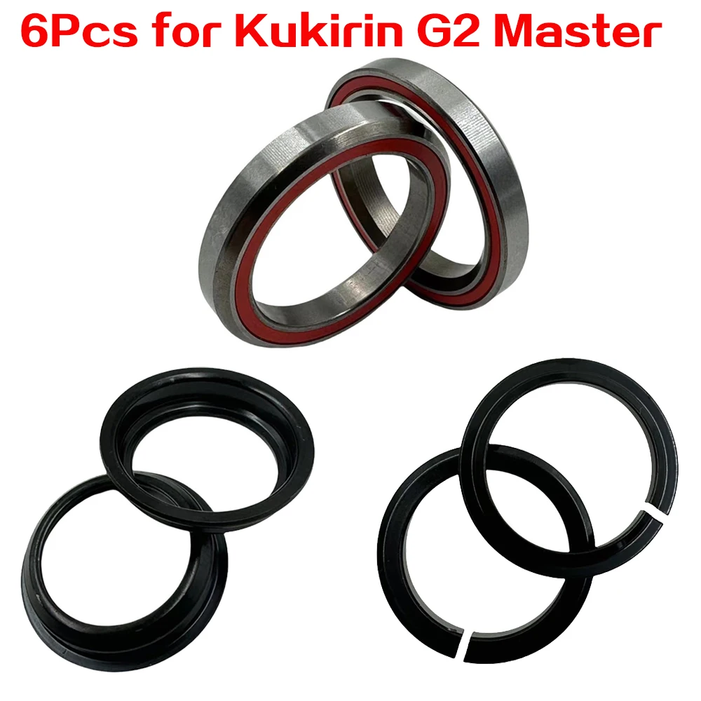 

6 шт. группа чаши подшипника для электрического скутера KuKirin G2 Master, подшипник гарнитуры в сборе, прочные запасные аксессуары, детали