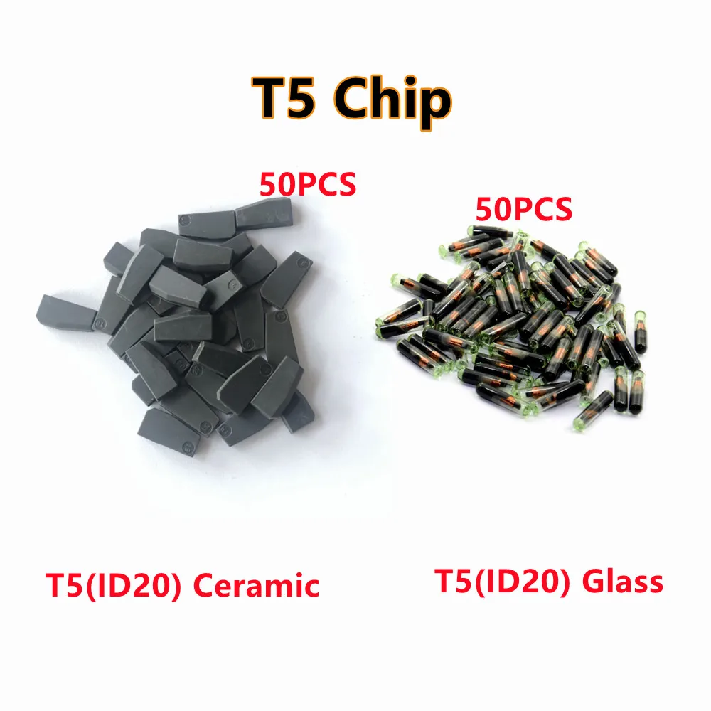 T5 Transponder Chip ID20 T20 ID13 Ceramic Glass Chip ID20 T20 Transponder Transponder Chip Car Key Chip 10 20 50PCS