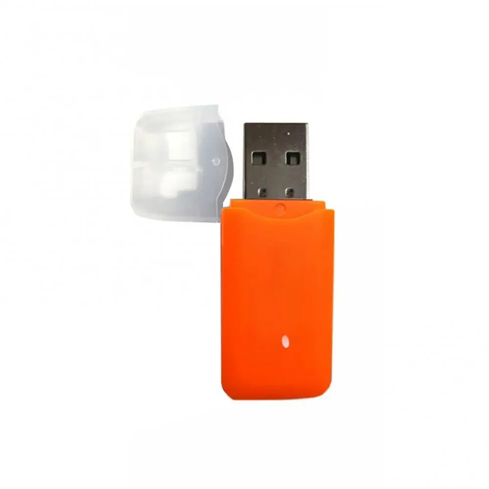 Mini przenośny Adapter czytnika kart pamięci USB 2.0 SD TF t-flash dla Laptop PC — zdjęcie 2