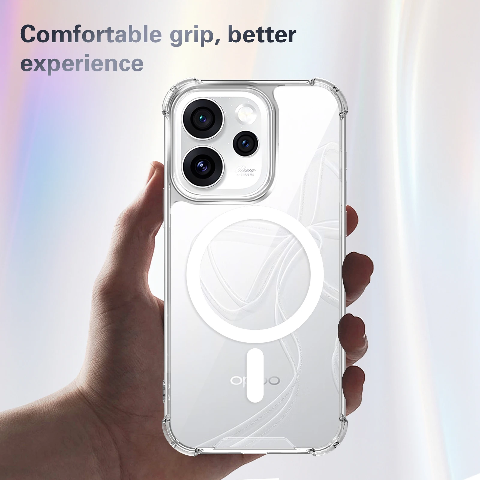 Oppo Reno 12 - Coque de téléphone en silicone pour