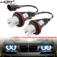 iJDM Error Free Angel Eye Ring Marker Bulbs For BMW 5 6 7 Series X3 X5 (E39 E53 E60 E63 E64 E65 E66 E83),White