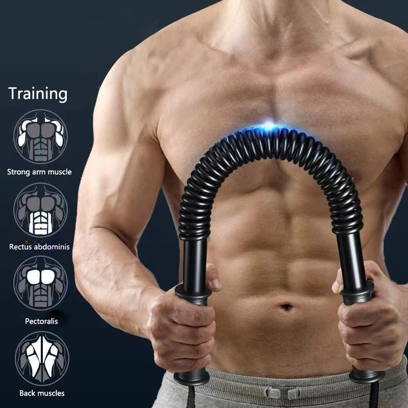 20-60kg Spring Arm Strength Device Arm Chest Muscle Exercise Muscle Training Equipment Men's Home Spring Arm Strength Stick