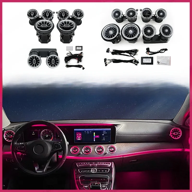 Für Mercedes Benz E-Klasse W213 2016-2021 Led Turbine Düse Umgebungs Licht Air Vent Lampe Neue Outlet turbo Innen Air Vent