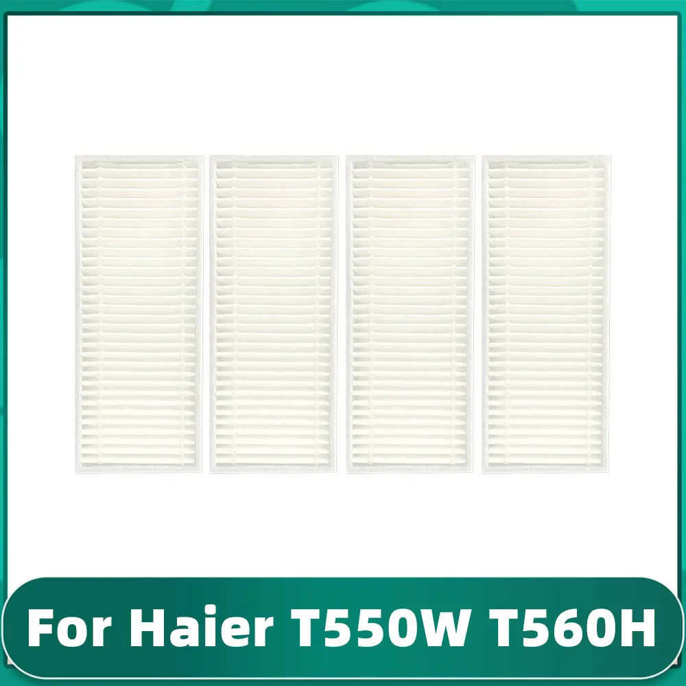 Dự Phòng Một Phần Bàn Chải Cạnh Bên Cây Lau Nhà Vải Áo Bộ Lọc Hepa Cho Haier T550W T560H Robot Hút Bụi Phụ Kiện Thay Thế