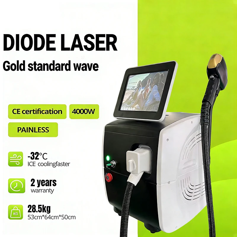 

Трехволновой диодный лазер для удаления волос и омоложения кожи 808 нм Ice Platinum (3 длины волны: 755, 1064, 808 нм)