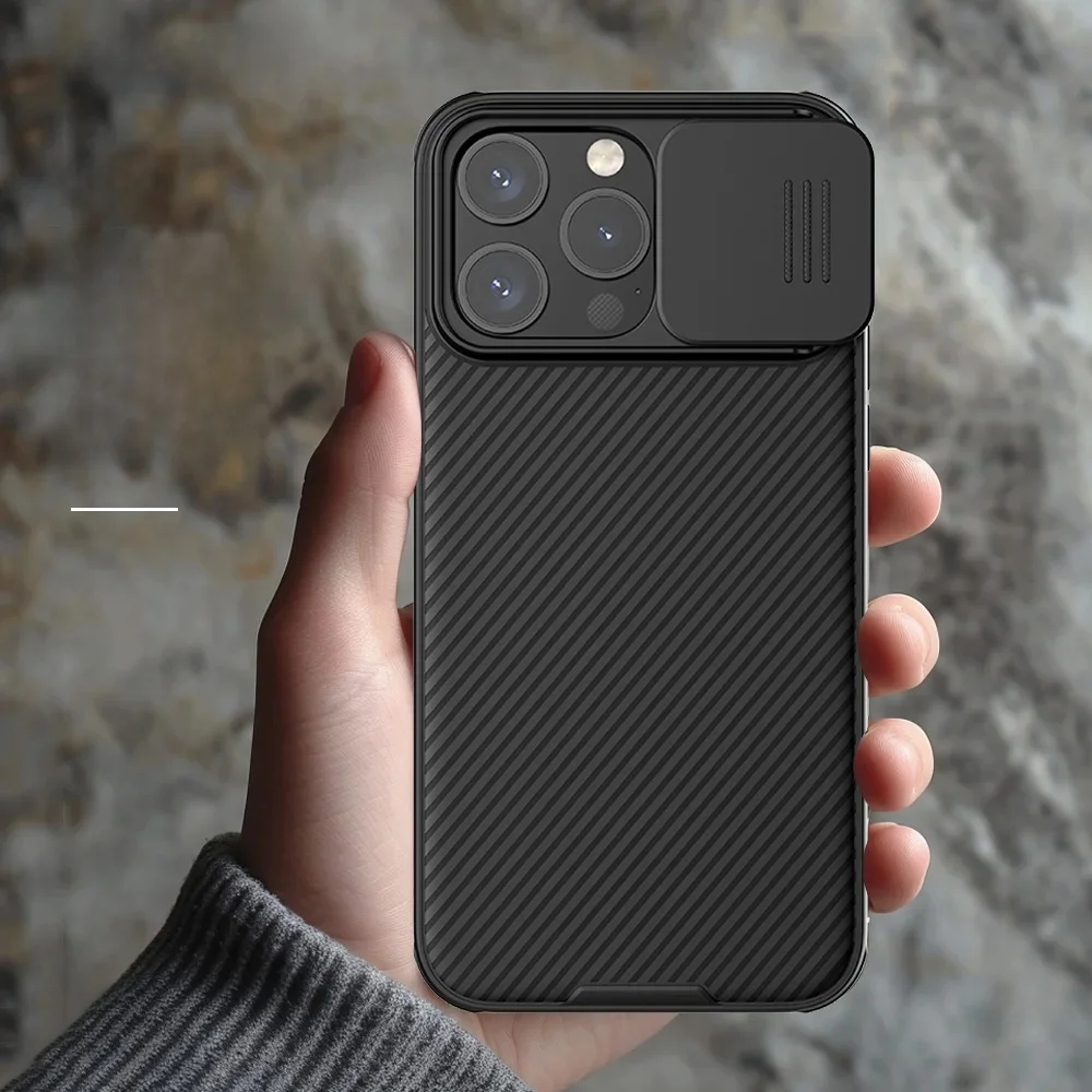 Etui Nillkin CamShield Slide Camera Frosted Shield Cover na iPhone 15 14 13 Pro Max, etui na iPhone 15 14 Plus 13 Pro — zdjęcie produktu 7