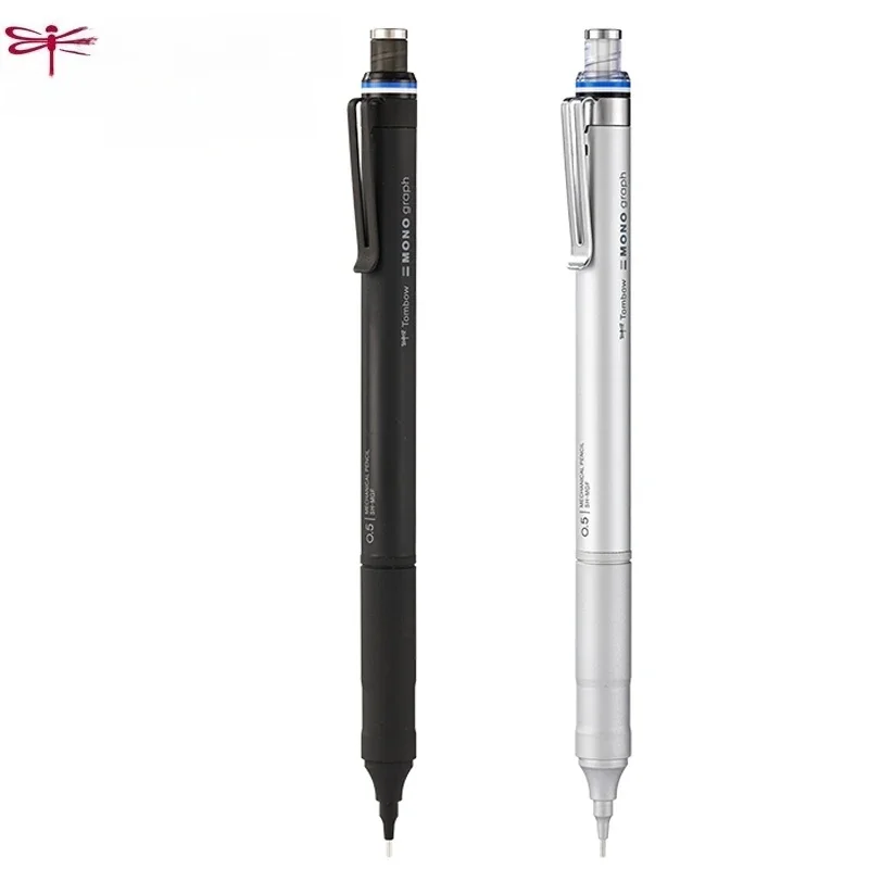 Japonia papiernicze TOMBOW metalowy ołówek automatyczny, profesjonalny rysunek i szkicowanie lapicero 0.3/0.5mm przydatne pióro do biura szkolnego — zdjęcie produktu 7