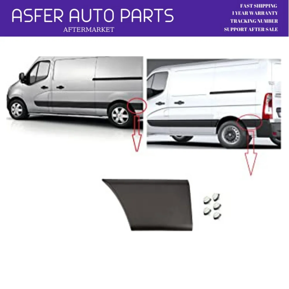 Left Side Rear Wheel Cover For Renault Master Mk3 III Short Type 2010-2020 Left Side Rear Dashboard Cover  Oem 768F20005R