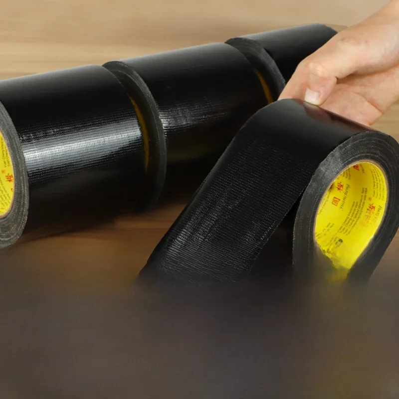 AliExpress 1roll Black Super Adhesive Fabric Duct Tape, Electric Bicycle Seat Repair, Tarpaulin Repair,blocks Water and Leaves No Glue