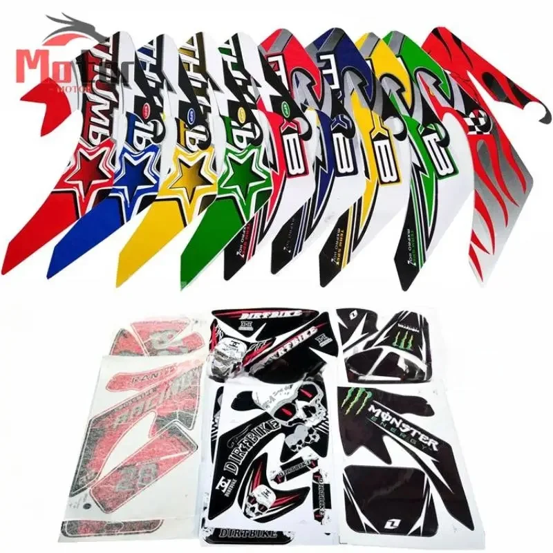 AliExpress GRAPHICS & BACKGROUND DECAL sticker Kits for CRF50 Lifan SSR110 Apollo Kymco TaoTaoDB17 50cc 110cc 125cc Pit Dirt Bike