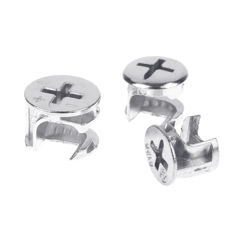 Roue excentrique UNIS issante pour meubles, connecteur 3 en 1, quincaillerie, diamètre 15mm, 12mm, 10mm, 10 pièces