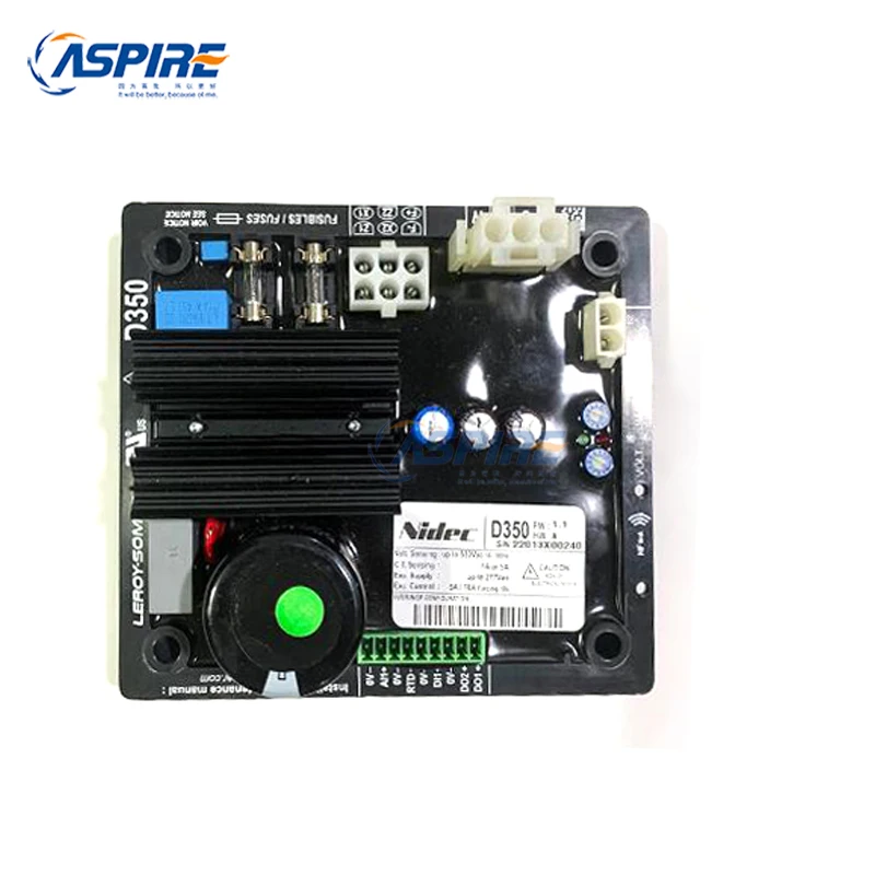 Original Nidec D350 AVR Leroy-Somer LSA Generator Spare Parts Automatic Voltage Regulator Could Replace for R438