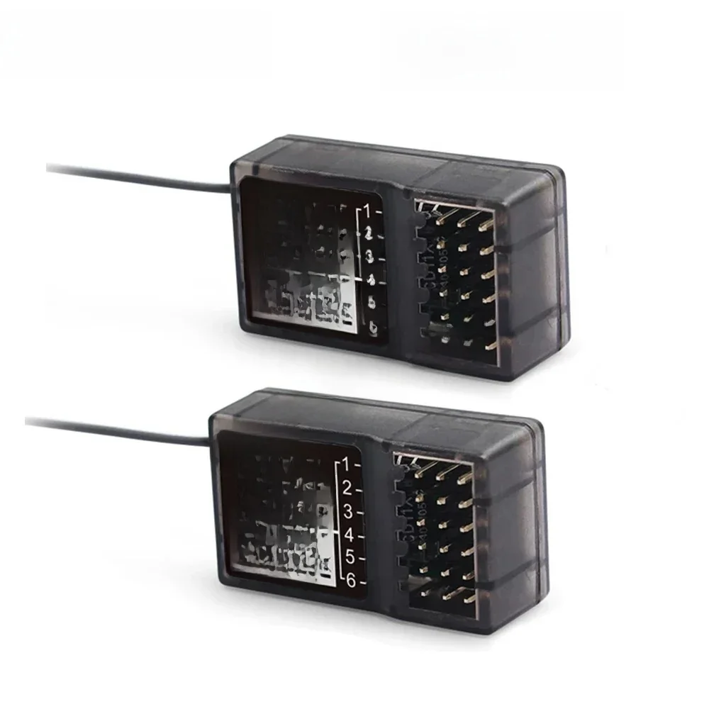 Radiolink RC Ontvanger R6FG 6 Kanaals 2.4G HV Servo RX met Gyro Lange Afstand Besturing voor RC Auto Boot Zender RC4GS V2/RC6GS V2 - afbeelding 2