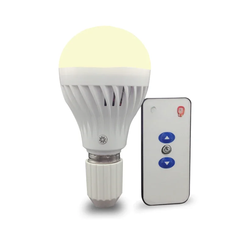 Żarówka akumulatorowa-lampa awaryjna do zdalnego sterowania krążkiem do mocowania bez okablowania, przerw w dostawie prądu i biwakowania na zewnątrz — zdjęcie 2
